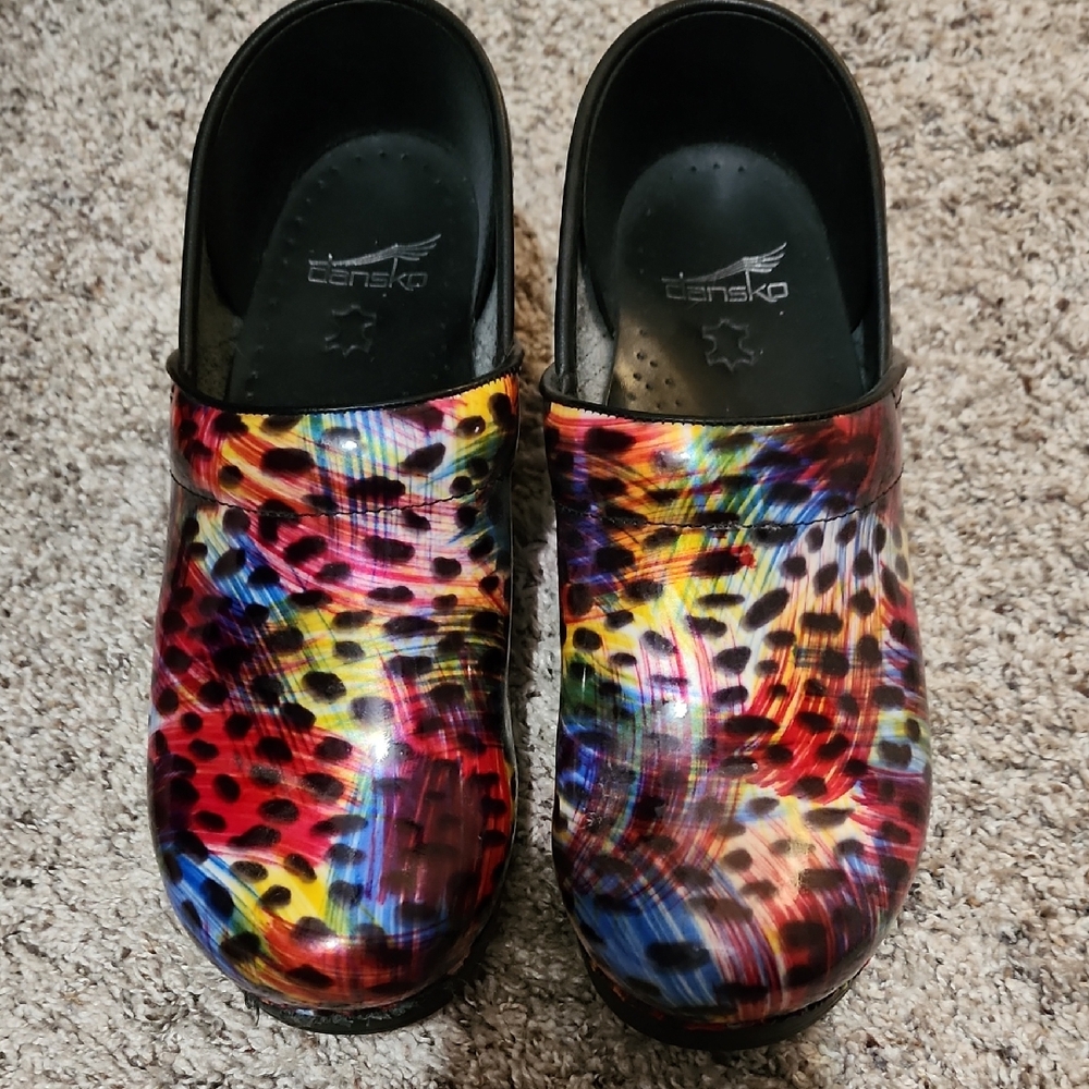 Dansko Vibrant Patterned Clogs